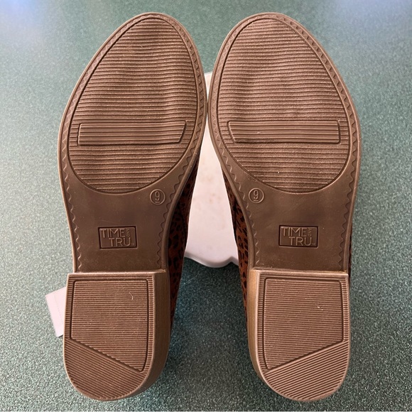 NWT Time and tru leopard print ankle booties Sz. 9 - Picture 9 of 9